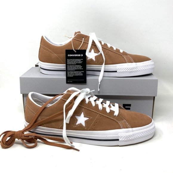 Converse Cons One Star Pro Ox Shoes Men Size Sneakers Suede Mineral Clay A03291C - Picture 11 of 11